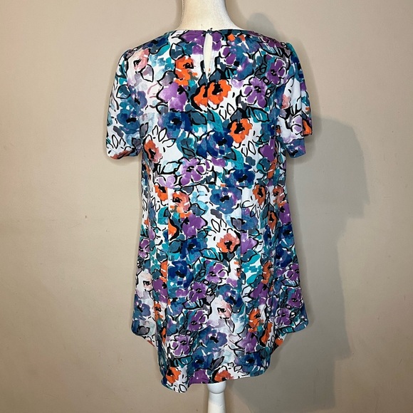 ⭐️3 For $25 Jessica Howard Floral Multicolor Top - Picture 4 of 8